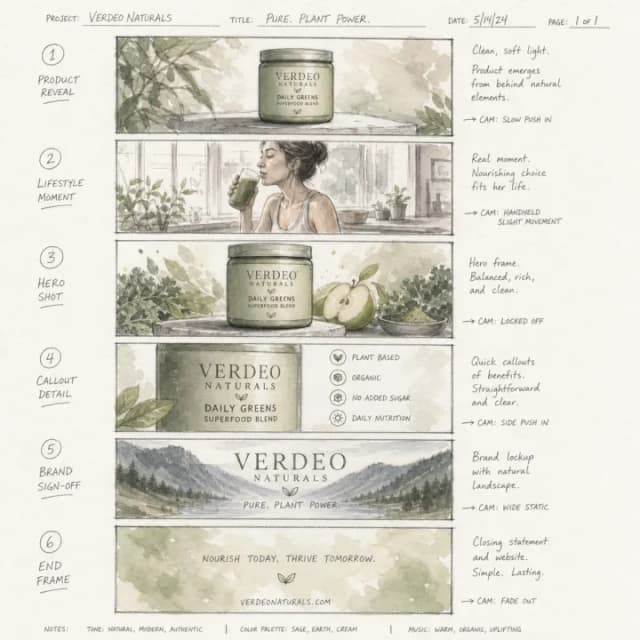 Ad Storyboard